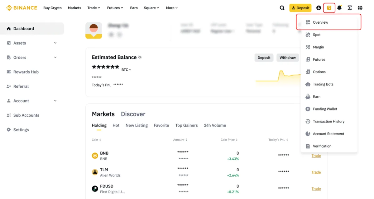 Cách rút tiền Binance về ví crypto: Mạng, địa chỉ và phí